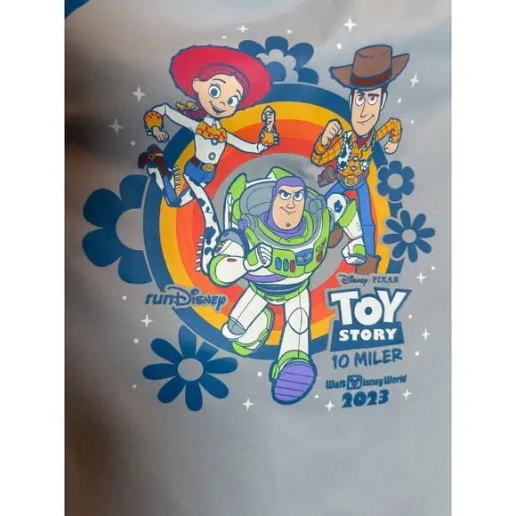 Disney Pixar Toy Story 10 Miler Jacket 2023 Buzz Woody Jessie RunDisney - Picture 4 of 7